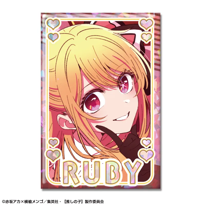 【推しの子】 ホログラム缶バッジ Ver.4 デザイン02(ルビー/B)