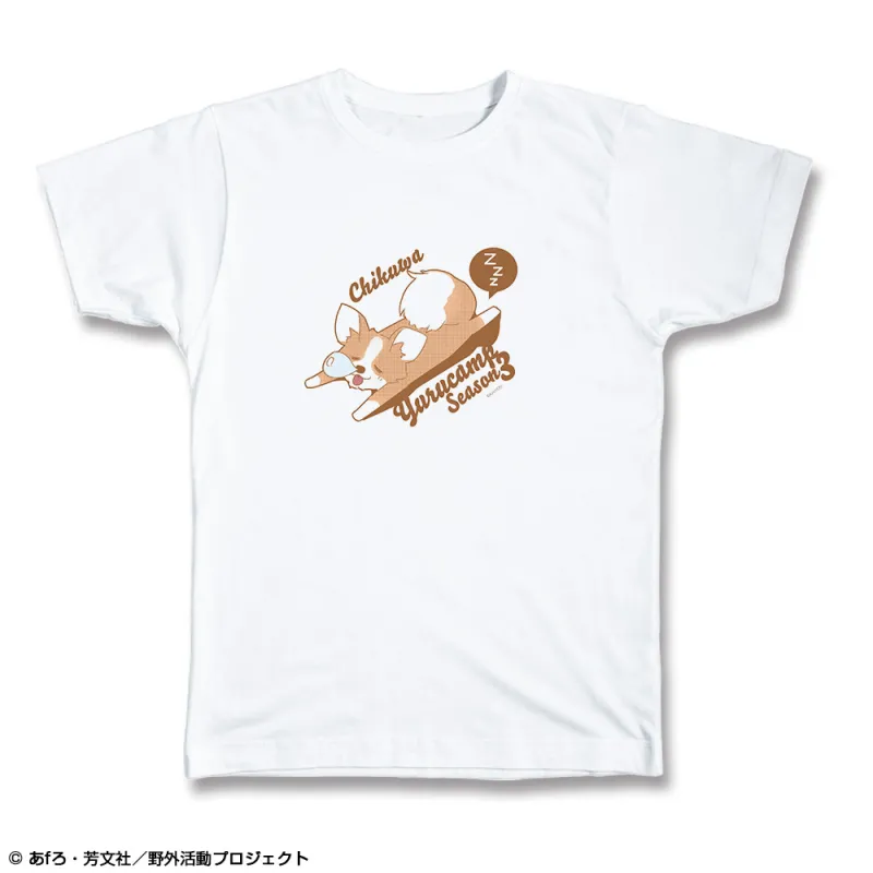 ゆるキャン△ SEASON3 Tシャツ XLサイズ Ver.2 デザイン03(ちくわ)
