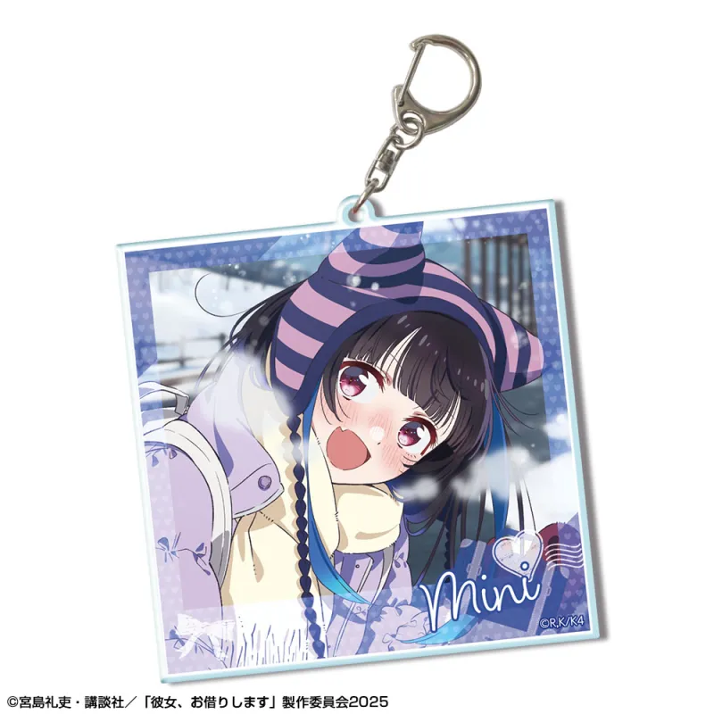 彼女、お借りします ビッグアクリルキーホルダー Ver.3 デザイン10(八重森みに/B)
