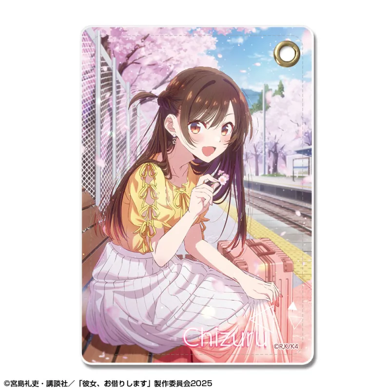 彼女、お借りします レザーパスケース Ver.4 デザイン01(水原千鶴)