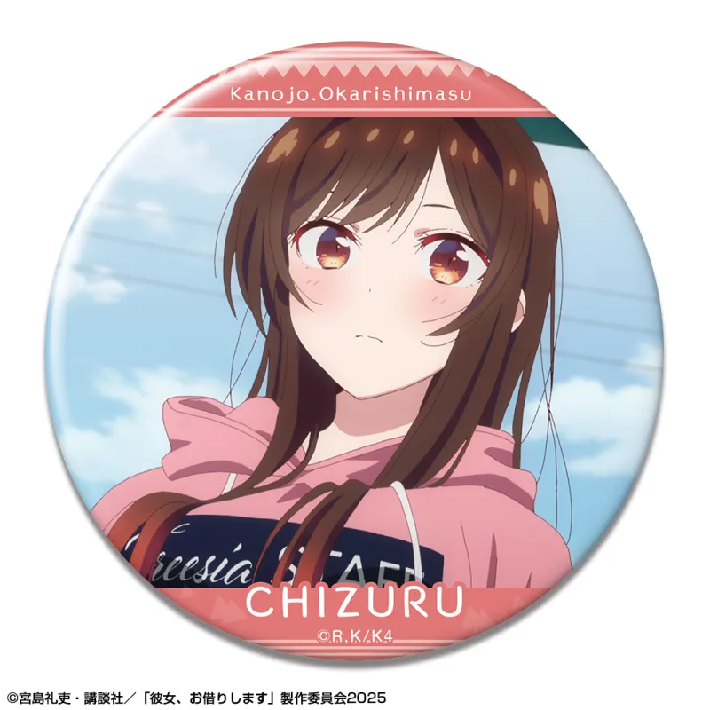 彼女、お借りします 缶バッジ Ver.4 デザイン03(水原千鶴/C)