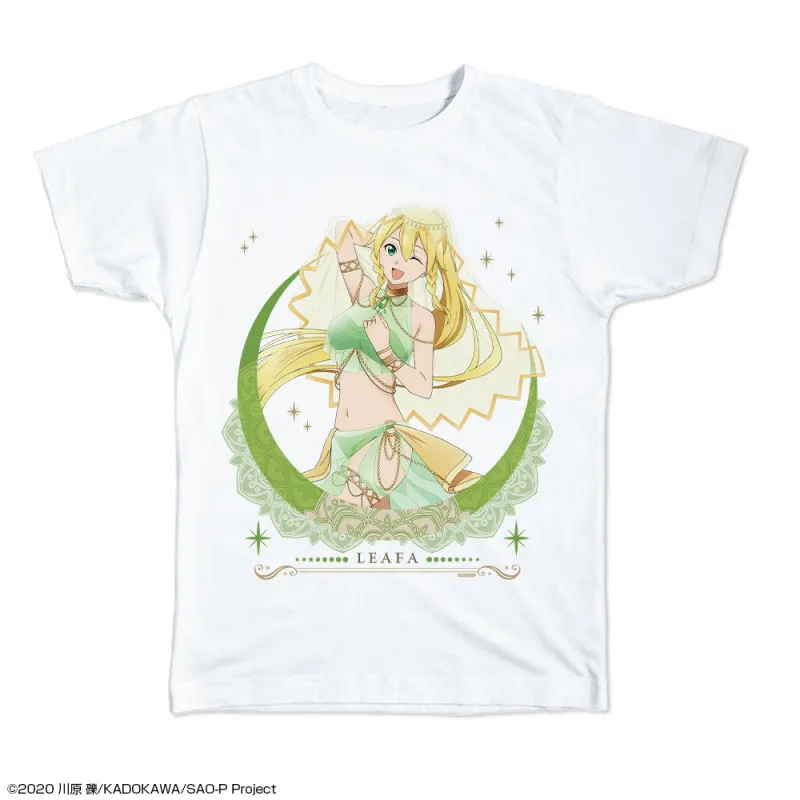 ソードアート・オンライン Tシャツ Lサイズ デザイン02(リーファ/踊り子ver.)【描き下ろし】