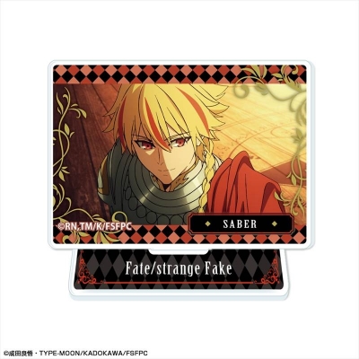 『Fate/strange Fake』 ミニアクリルスタンド デザイン03(セイバー/A) 2