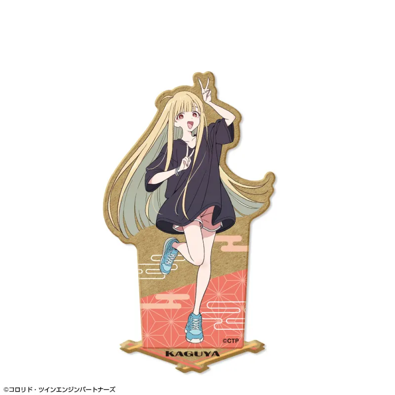 超かぐや姫！ 木製スタンド デザイン01(かぐや/現実)