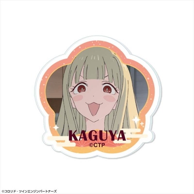 超かぐや姫！ アクリルバッジ デザイン01(かぐや/現実) 2