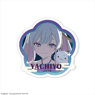 超かぐや姫！ アクリルバッジ デザイン09(月見ヤチヨ) 2