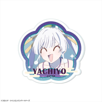 超かぐや姫！ アクリルバッジ デザイン10(月見ヤチヨ) 2