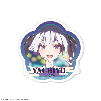 超かぐや姫！ アクリルバッジ デザイン11(月見ヤチヨ) 2