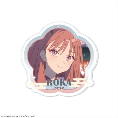 超かぐや姫！ アクリルバッジ デザイン16(綾紬芦花) 2