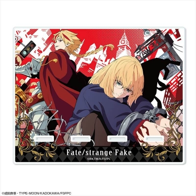 『Fate/strange Fake』 アクリルスマホスタンド デザイン03(アヤカ・サジョウ&セイバー) 2