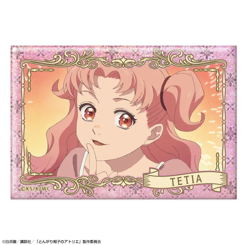 「とんがり帽子のアトリエ」 ホログラム缶バッジ Ver.2 デザイン10(テティア)
