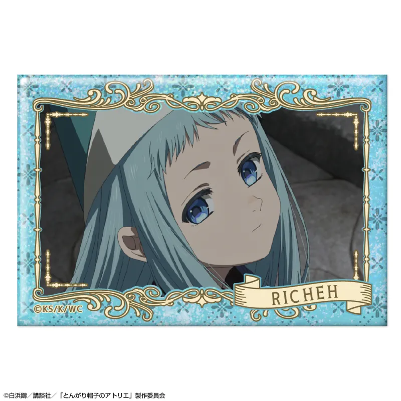 「とんがり帽子のアトリエ」 ホログラム缶バッジ Ver.2 デザイン11(リチェ)