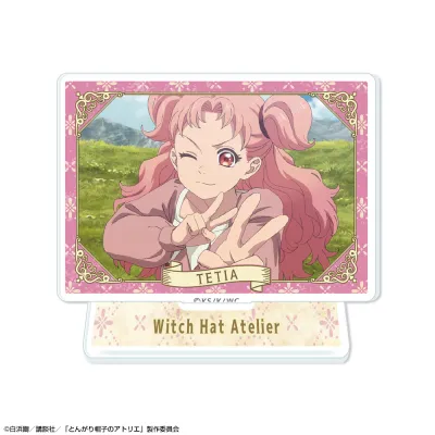 「とんがり帽子のアトリエ」 ミニアクリルスタンド デザイン12(テティア)