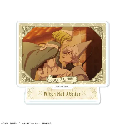 「とんがり帽子のアトリエ」 ミニアクリルスタンド デザイン16(ココ&キーフリー)
