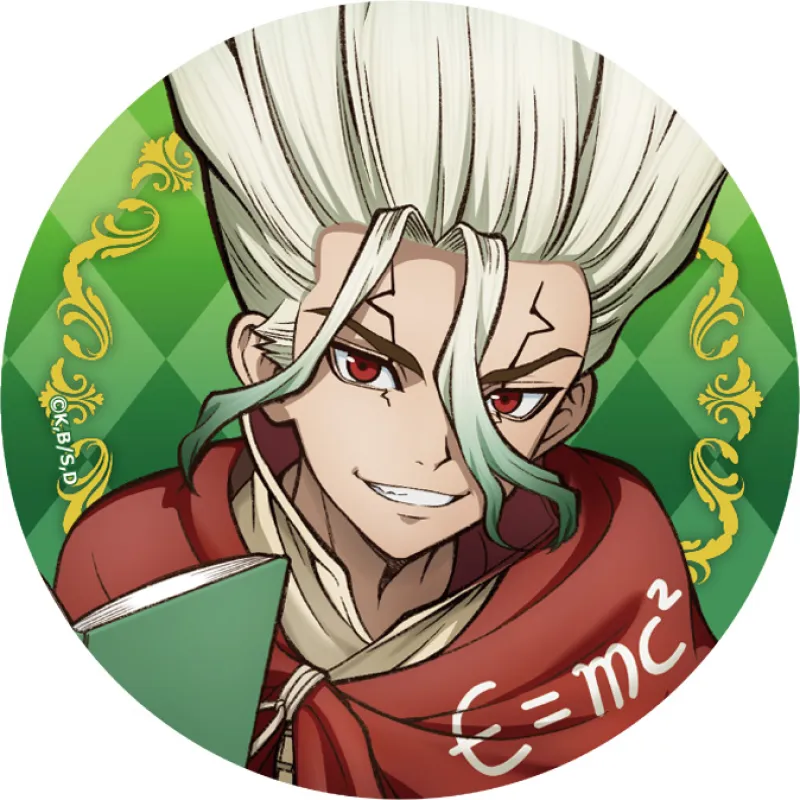 Dr.STONE 【描き下ろし】ジュエリー缶バッジセット 石神千空（4期Ver.）