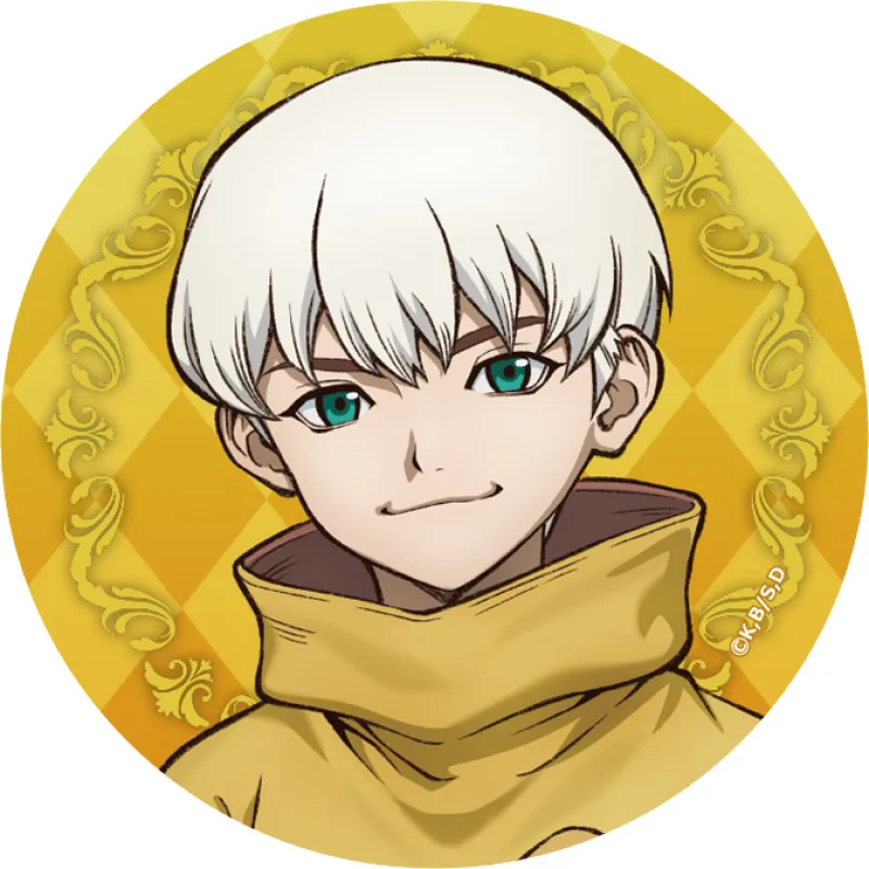 Dr.STONE 【描き下ろし】ジュエリー缶バッジセット 西園寺羽京