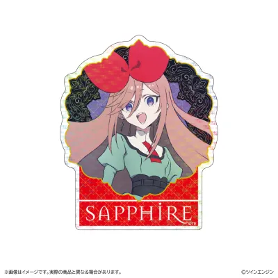 THE RIBBON HERO リボンヒーロー ホログラムステッカー/サファイア 私服