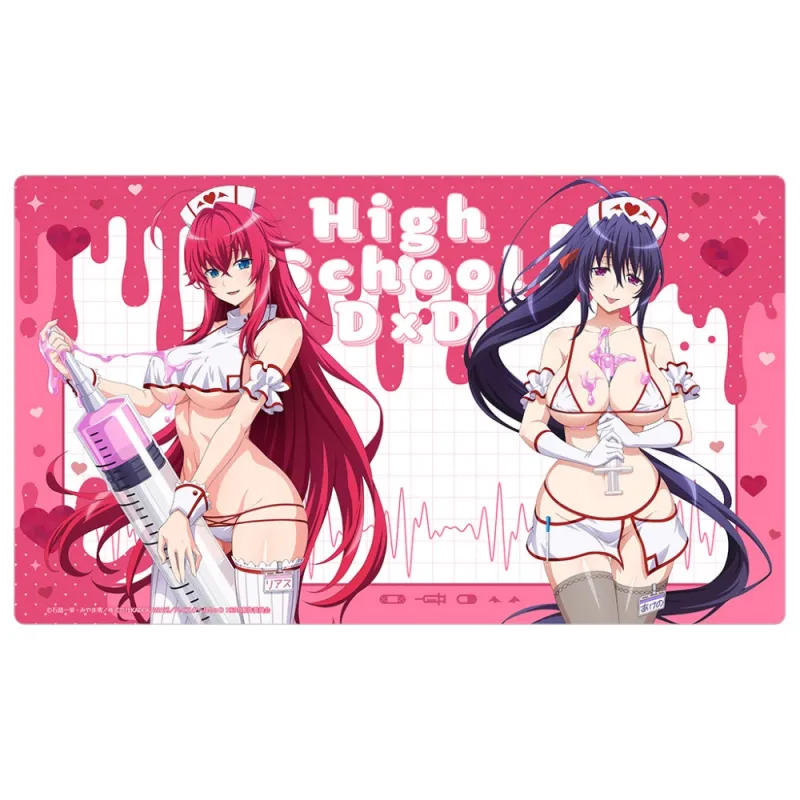 ハイスクールD×D HERO 描き下ろしラバーマット（リアス・グレモリー＆姫島朱乃／白ナース）