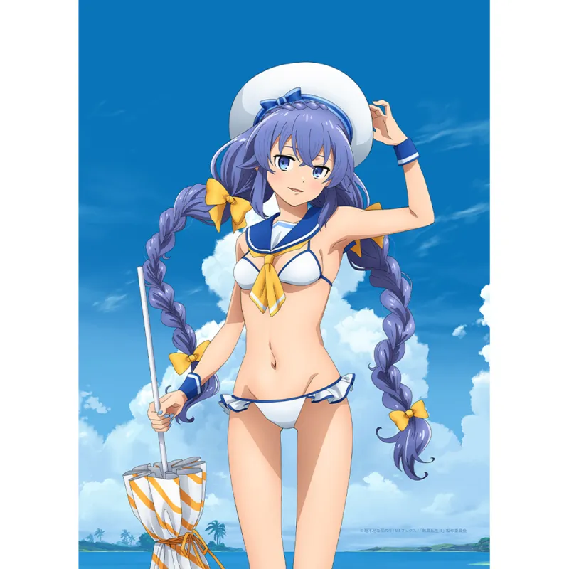 無職転生Ⅱ ~異世界行ったら本気だす~ 描き下ろしB2タペストリー(ロキシー/マリンセーラー水着)Wスエード