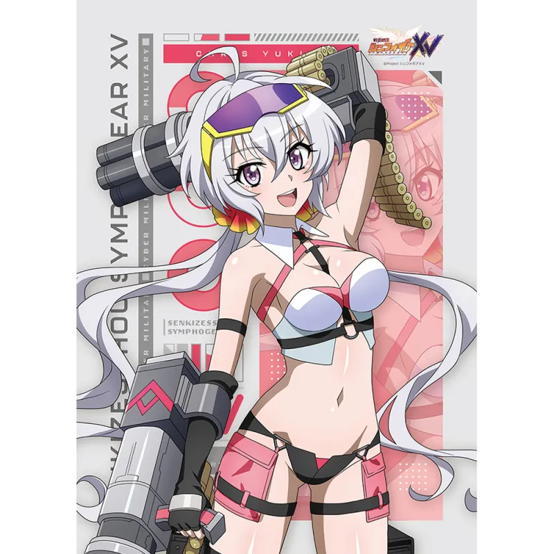戦姫絶唱シンフォギアXV　描き下ろしB2タペストリー（クリス／サイバーミリタリー）Wスエード