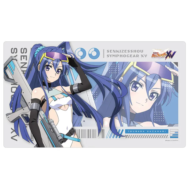 戦姫絶唱シンフォギアXV　描き下ろしラバーマット（翼／サイバーミリタリー）