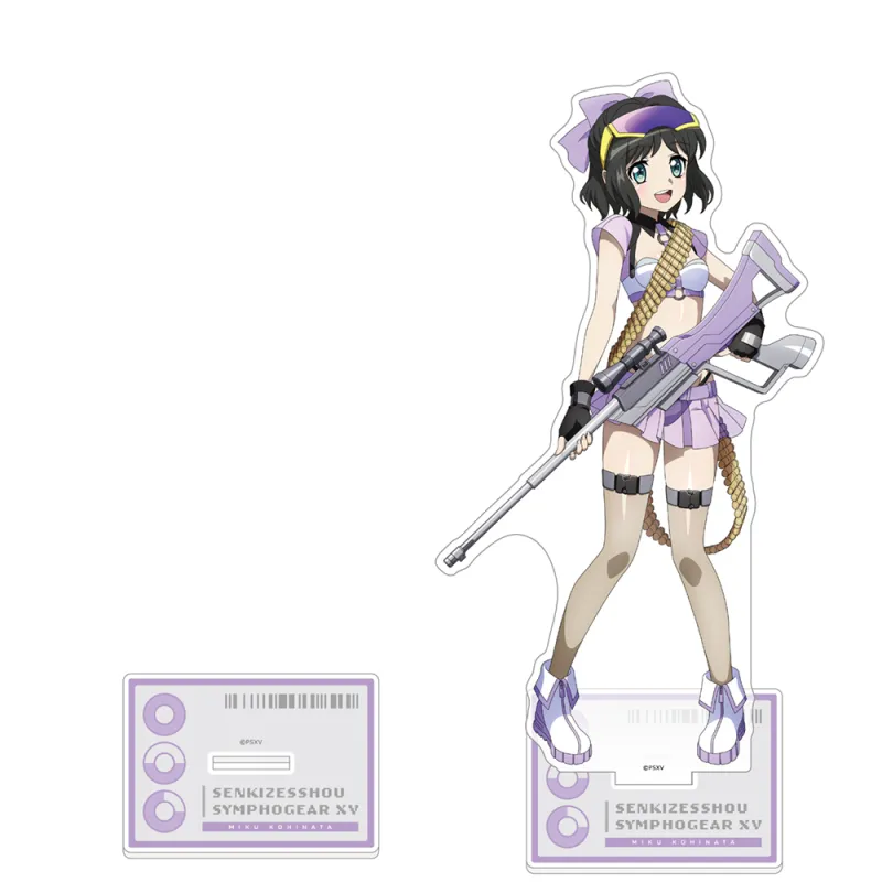 戦姫絶唱シンフォギアXV　描き下ろし特大アクリルスタンド（未来／サイバーミリタリー）
