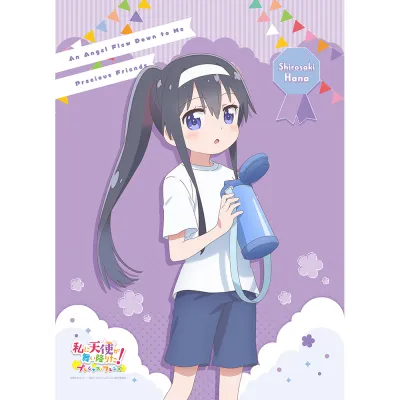 私に天使が舞い降りた！プレシャス・フレンズ 描き下ろしB2タペストリー（白咲 花／運動会）Wスエード