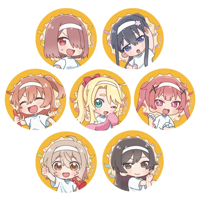 私に天使が舞い降りた！プレシャス・フレンズ トレーディング缶バッジ（ミニキャラ／運動会）