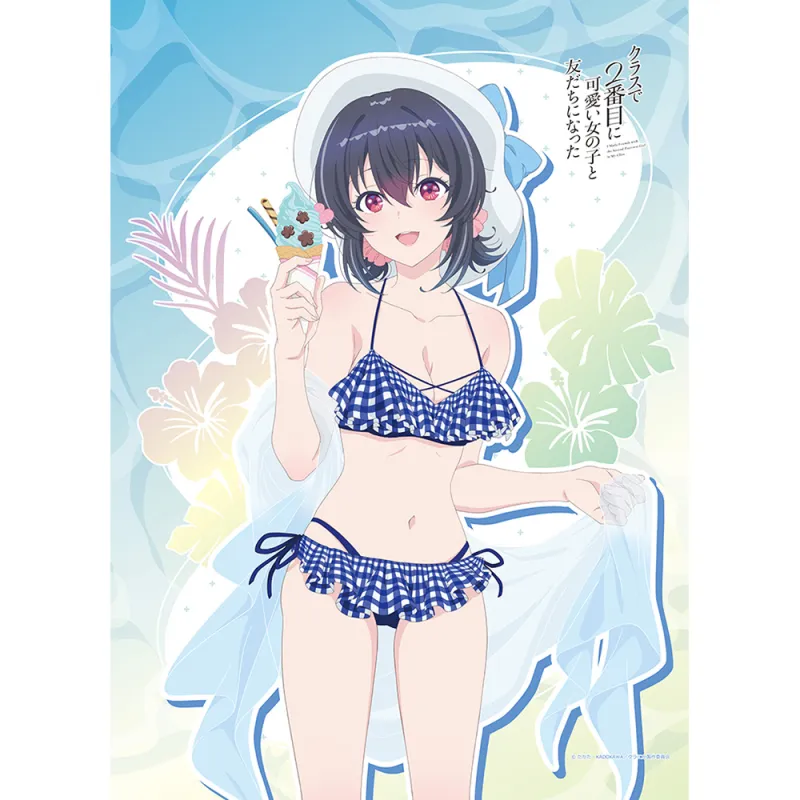 描き下ろしB2タペストリー(朝凪 海/水着)Wスエード