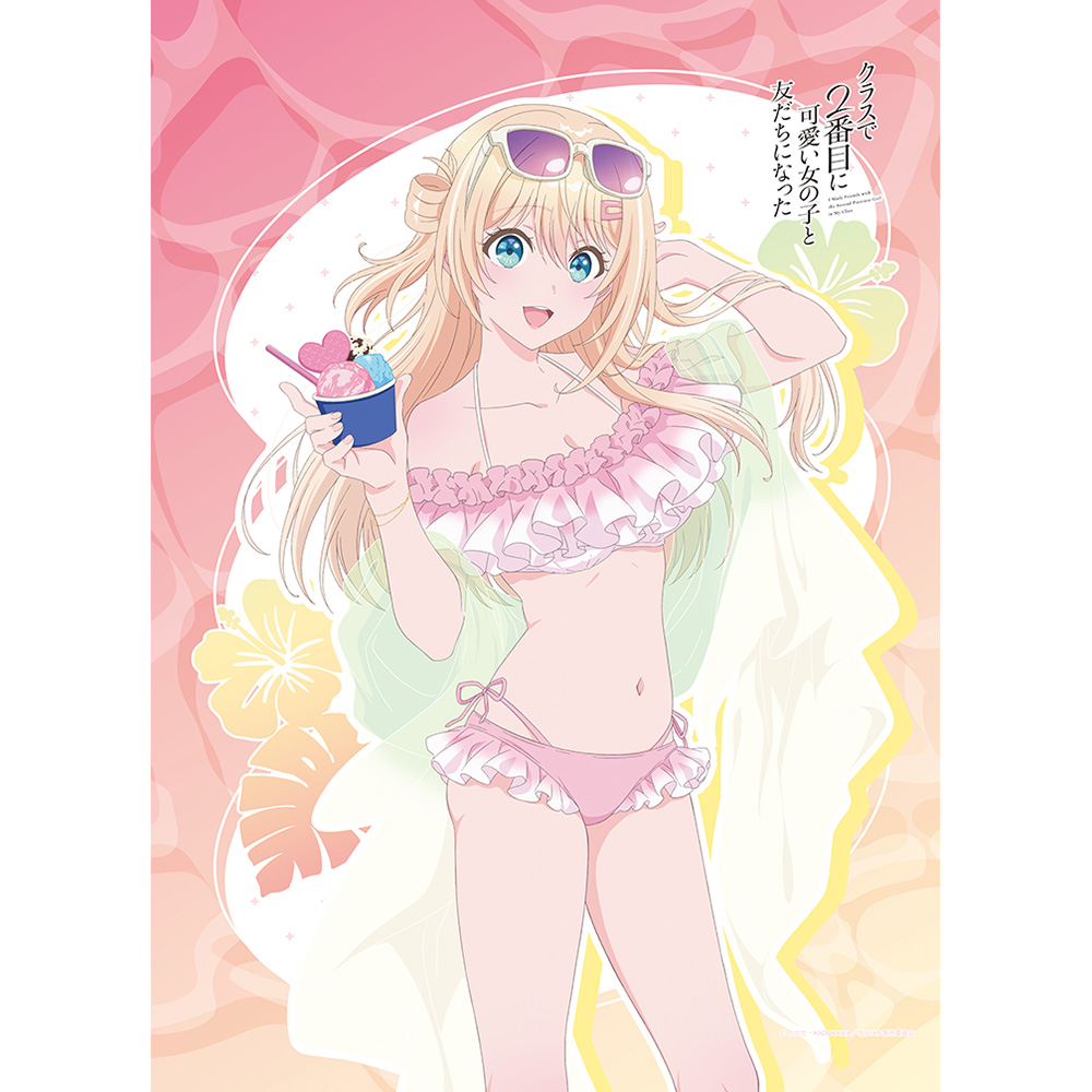 描き下ろしB2タペストリー(天海 夕/水着)Wスエード 2