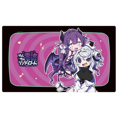 ゆんゆん電波シンドローム 描き下ろしラバーマット(Qちゃん&ゆんゆん)