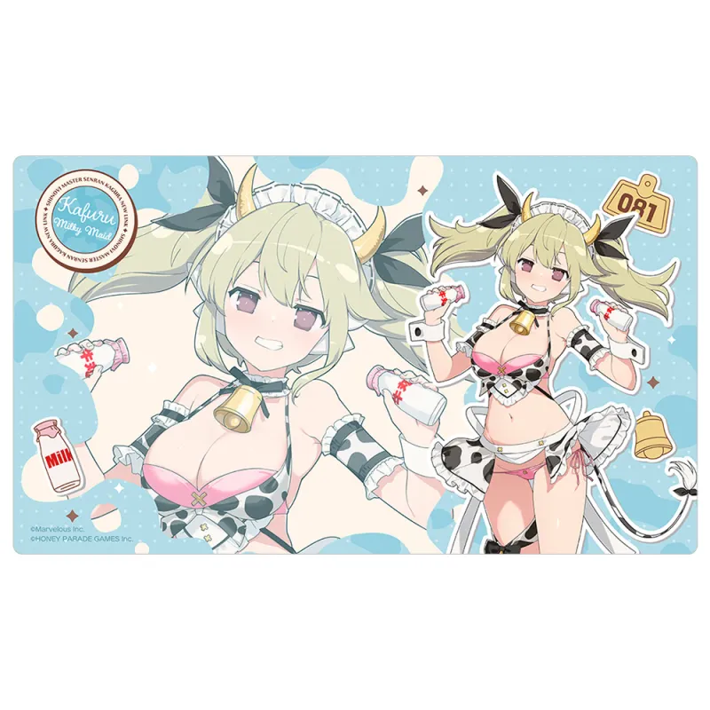 シノビマスター 閃乱カグラ NEW LINK 描き下ろしラバーマット(華風流/ミルキーメイド)