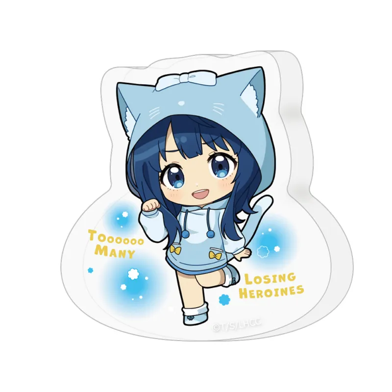 負けヒロインが多すぎる！　ダイカットアクリルブロック（八奈見杏菜／ケモミミパーカー）