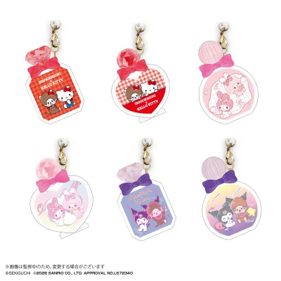 モンチッチ×サンリオキャラクターズ ぷっクリアキーホルダー