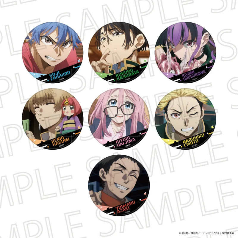 デッドアカウント トレーディング場面写マットカンバッジVol.1