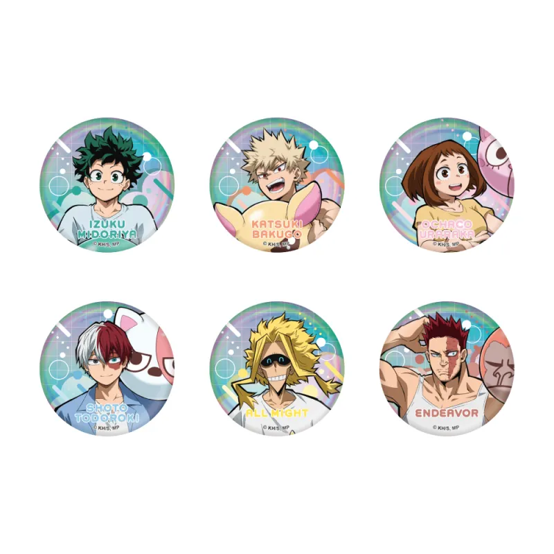 僕のヒーローアカデミア トレーディング缶バッジ アニマルビーチボールVer. 【全6種】