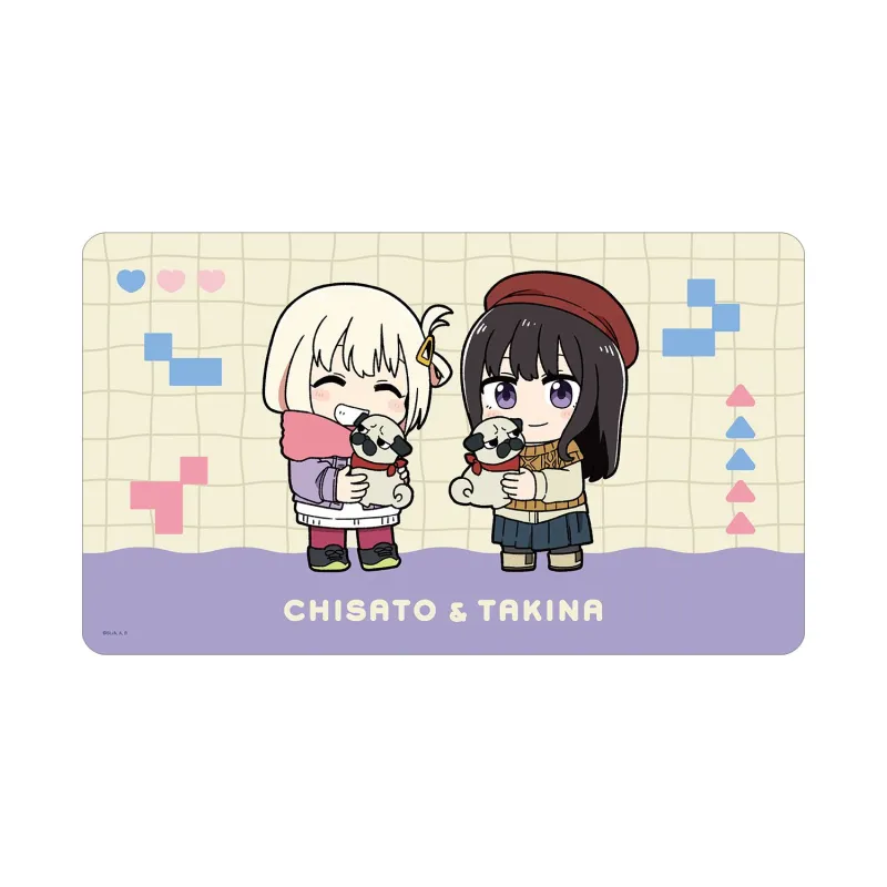 描き起こし 錦木千束&井ノ上たきな Art by 荒* ちびキャラ マルチデスクマット ver.D