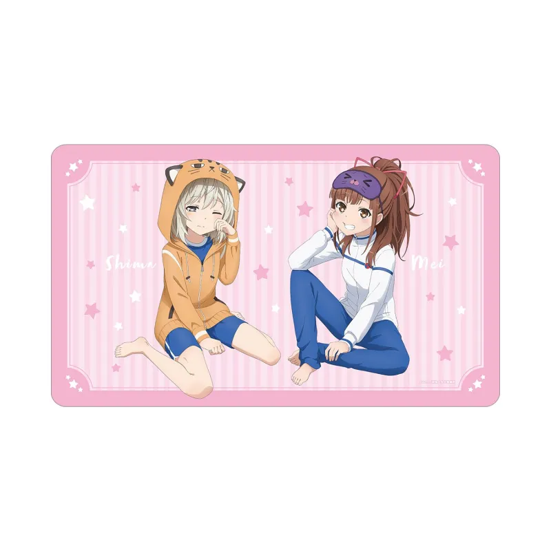 描き下ろし 立石 志摩&西崎 芽依 衣装交換(パジャマ)ver. マルチデスクマット