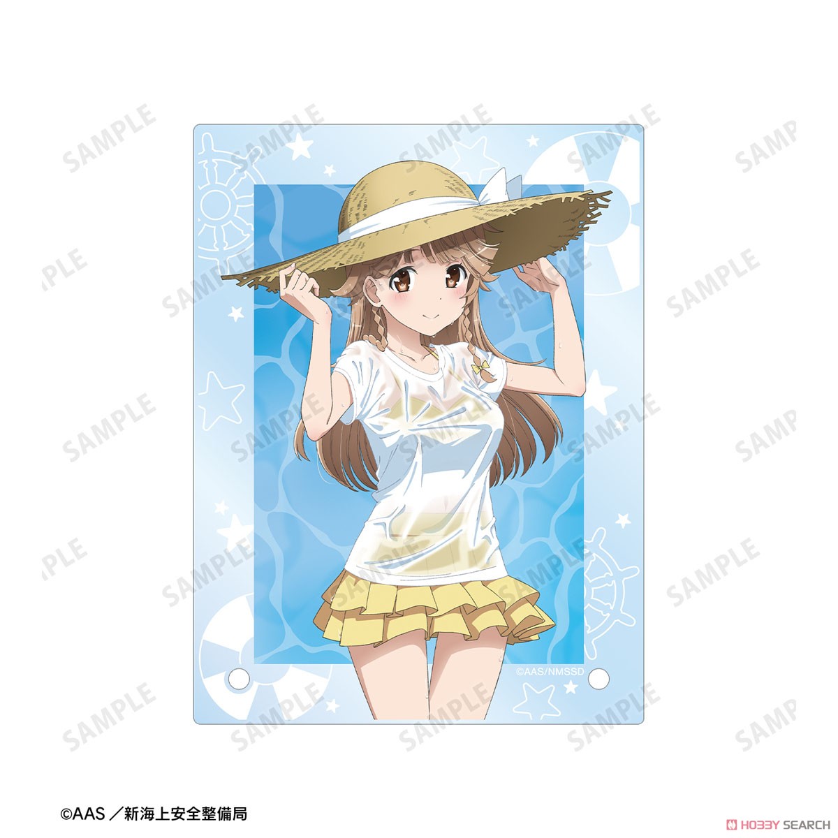 描き下ろし 納沙 幸子 海辺ver. A6アクリルパネル 5