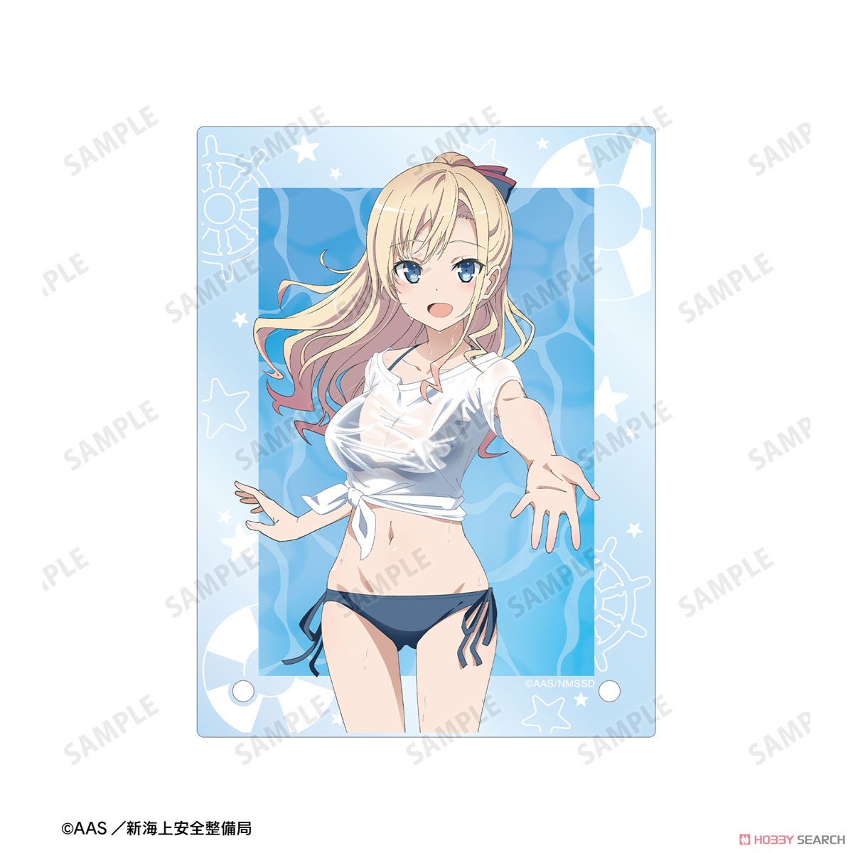 描き下ろし ヴィルヘルミーナ 海辺ver. A6アクリルパネル 5