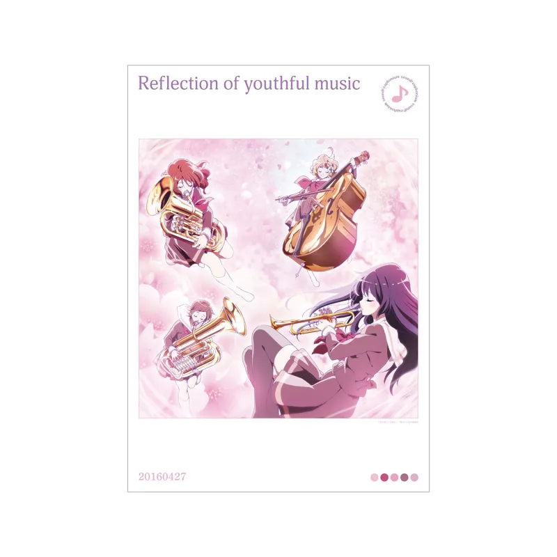 Reflection of youthful music A3マット加工ポスター