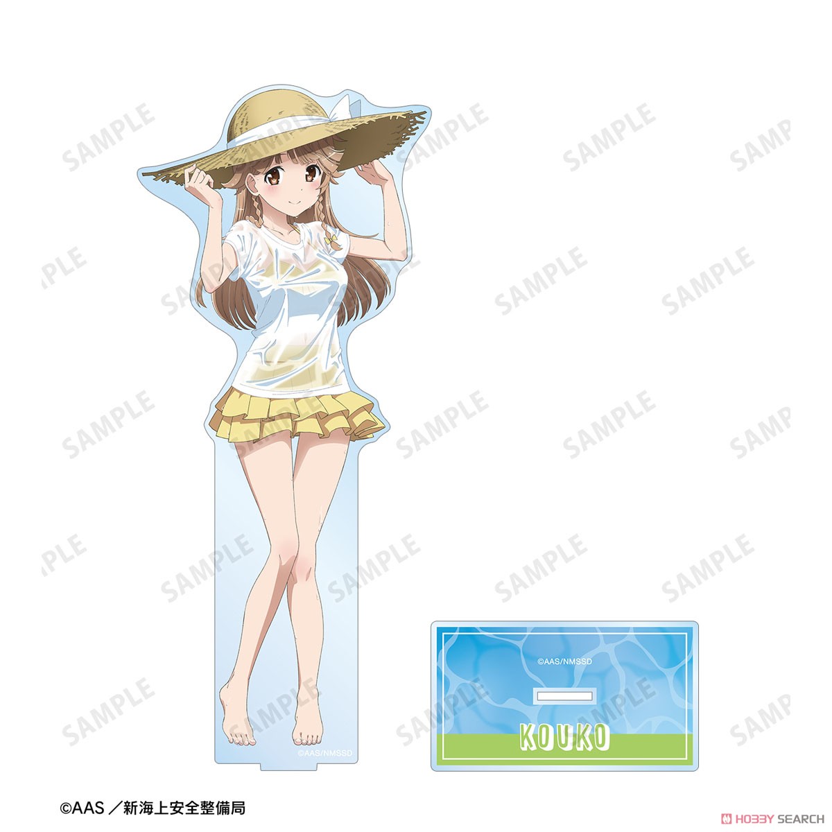 描き下ろし 納沙 幸子 海辺ver. 1/7スケール BIGアクリルスタンド 3
