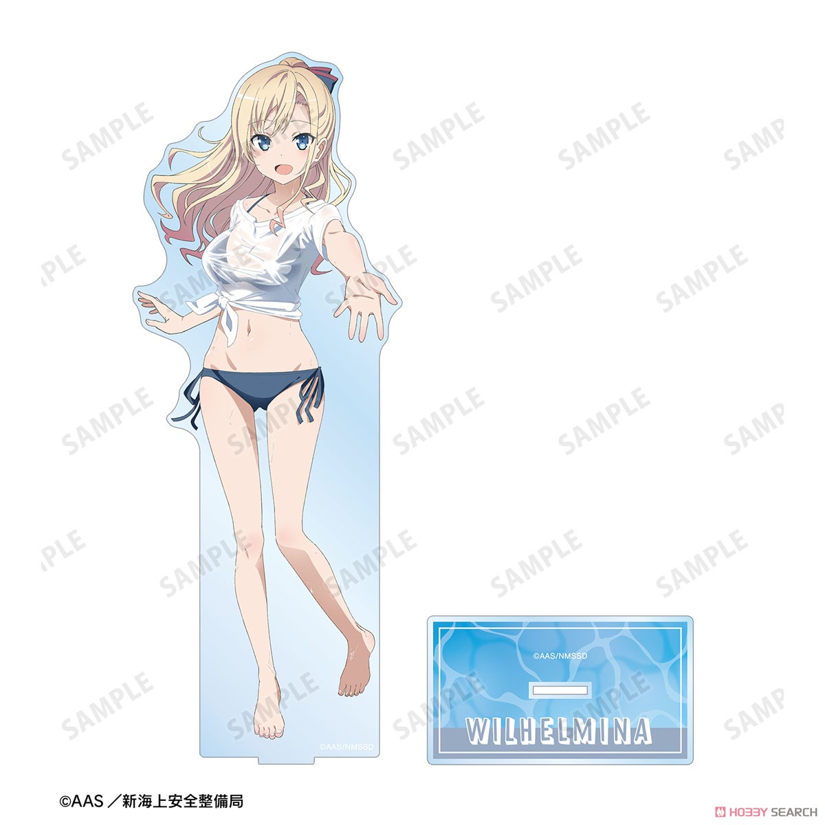 描き下ろし ヴィルヘルミーナ 海辺ver. 1/7スケール BIGアクリルスタンド 3