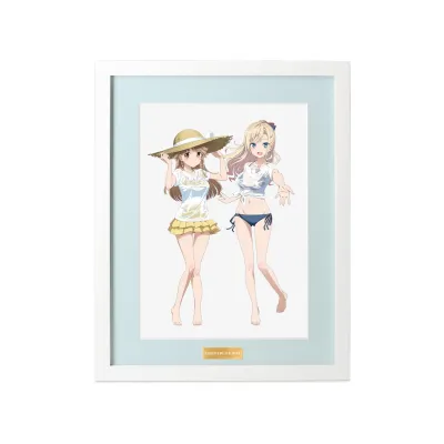 描き下ろし 納沙 幸子&ヴィルヘルミーナ 海辺ver. キャラファイングラフ