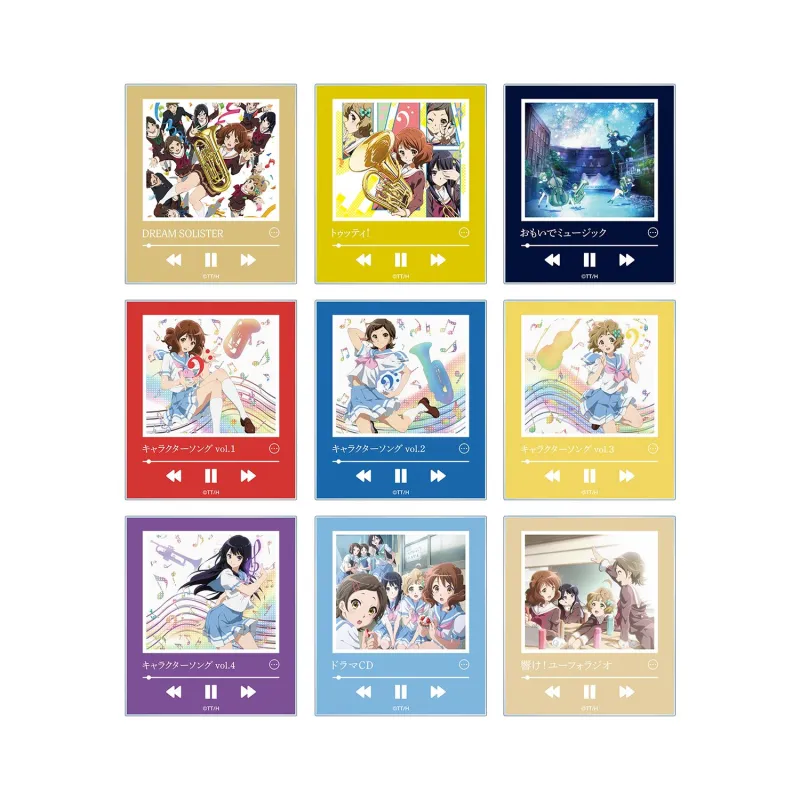 トレーディングミュージックプレイヤー風アクリルカード ver.A(単位/BOX)