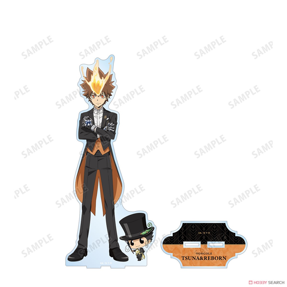 描き下ろし 沢田 綱吉＆リボーン 燕尾服ver. 特大アクリルスタンド 3