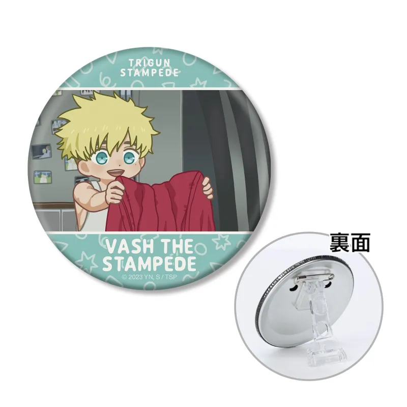 ヴァッシュ・ザ・スタンピード ゆるコマ 3WAY缶バッジ ver.C
