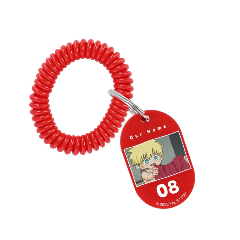 ヴァッシュ・ザ・スタンピード ゆるコマ ロッカーキー風アクリルキーホルダー ver.C