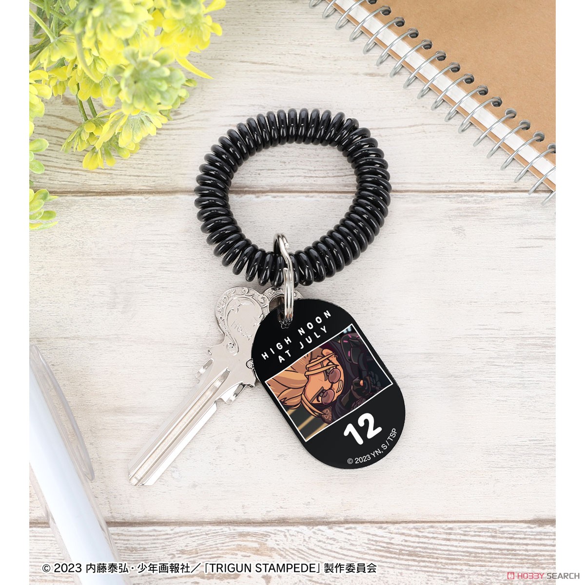 ヴァッシュ・ザ・スタンピード ゆるコマ ロッカーキー風アクリルキーホルダー ver.D 3