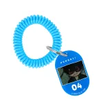 ニコラス・D・ウルフウッド ゆるコマ ロッカーキー風アクリルキーホルダー ver.A 1